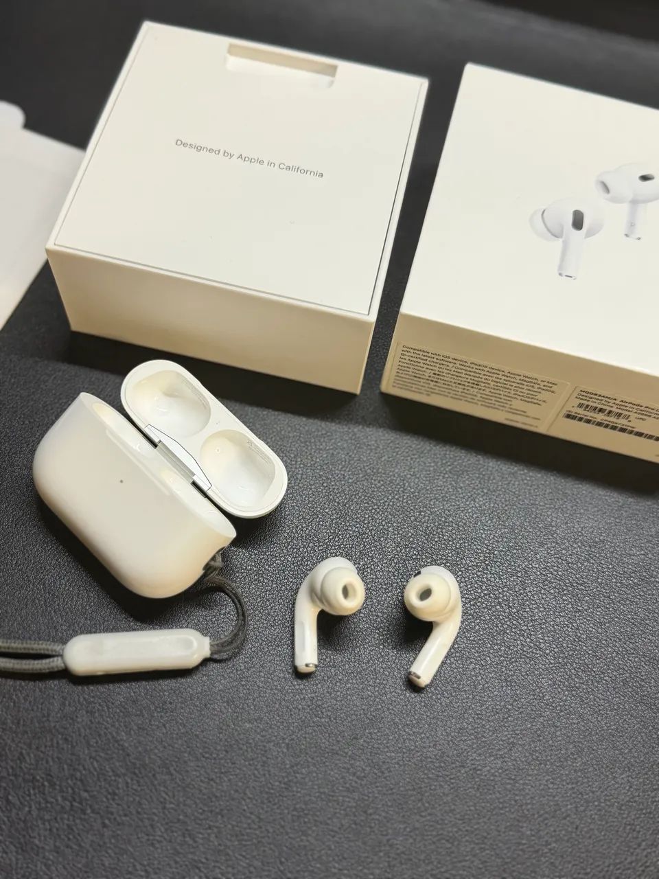 airpods pro 2ª geração original c/ caixa e acessórios - Fones de