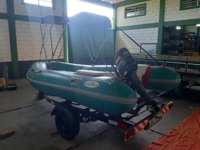 Bote inflavel com motor - Foto 5