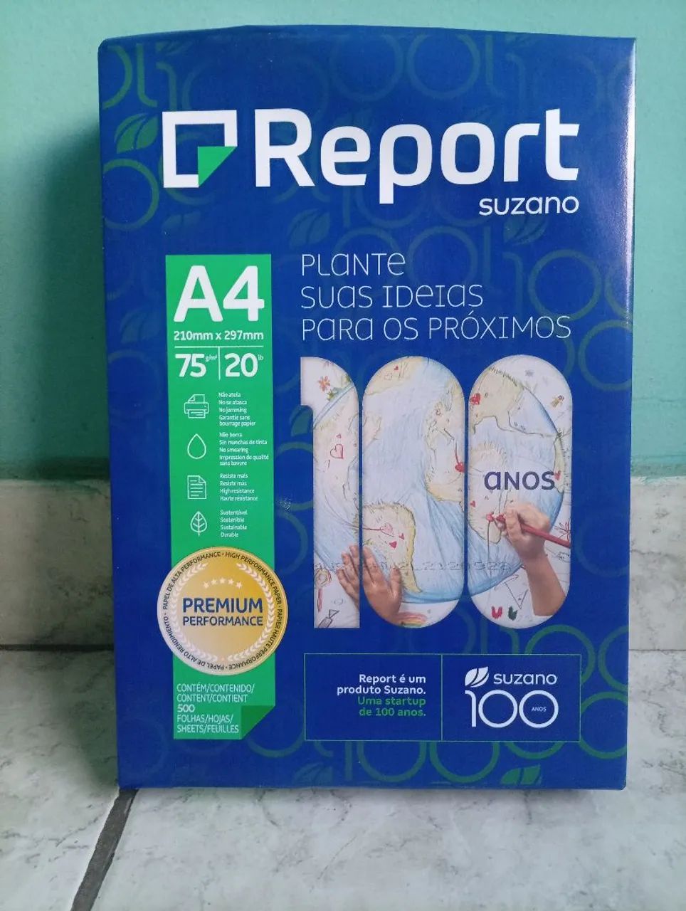 Resma A4 500 folhas Report