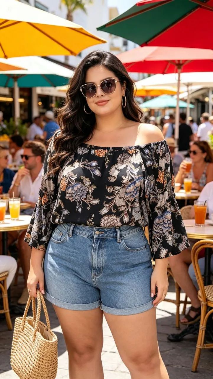 Blusa ombro a ombro boho chic tam M/G