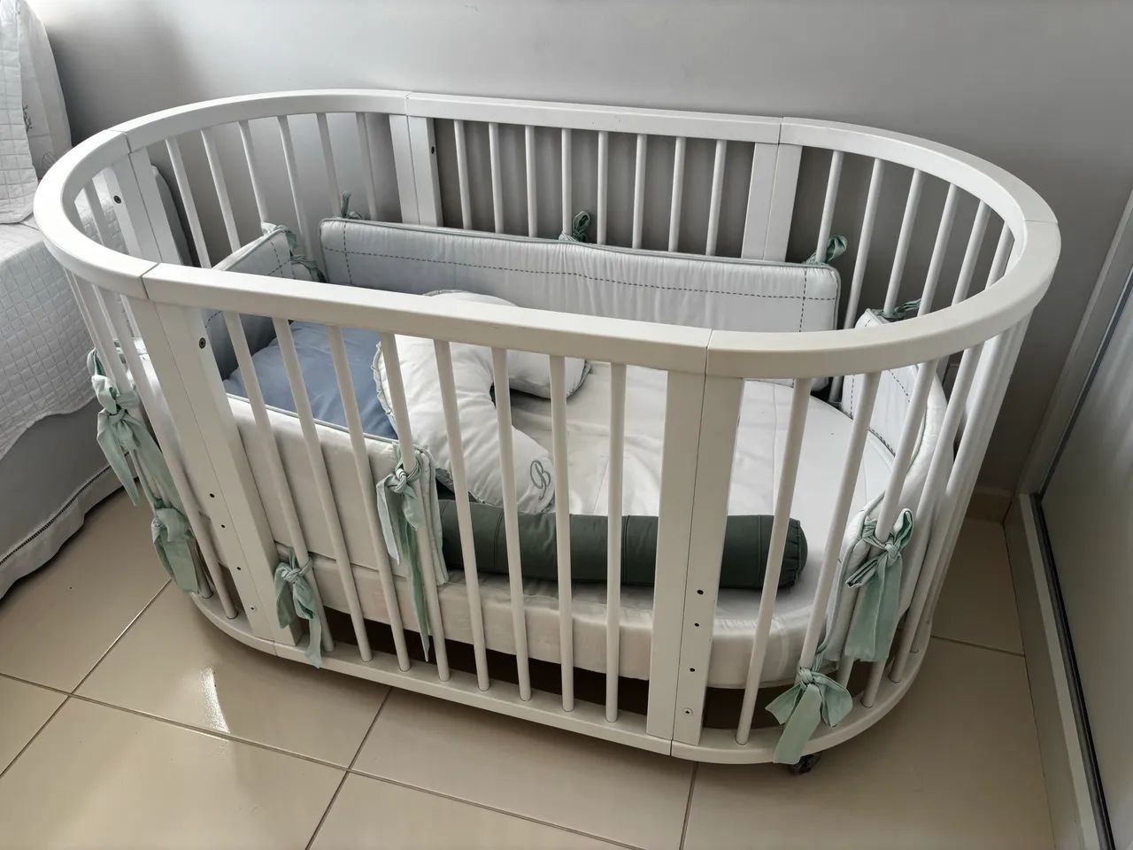 Berço Evolutivo 3 em 1 Com 2 Colchões  - Foto 2