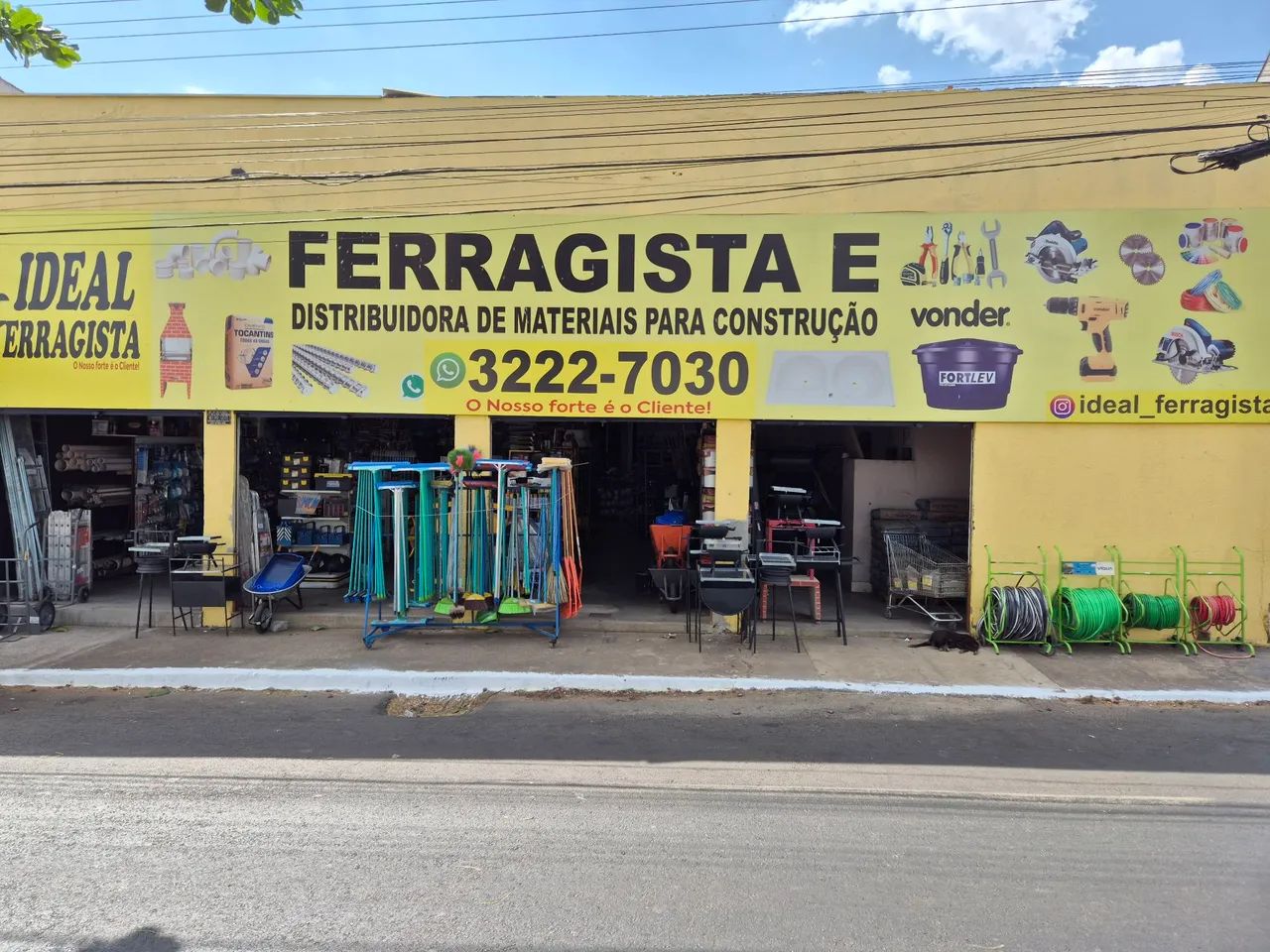 Ferragista completaça urgente 350mil em mercadoria