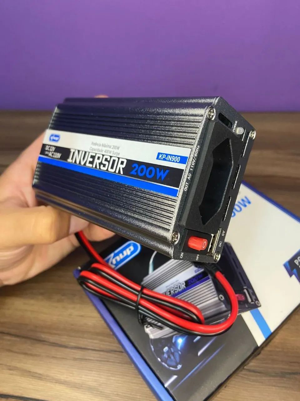 *INVERSOR AUTOMOTIVO 200W KNUP* - Foto 2