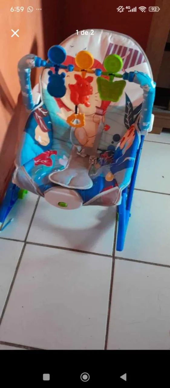 Cadeirinha de descanso infantil  - Foto 2