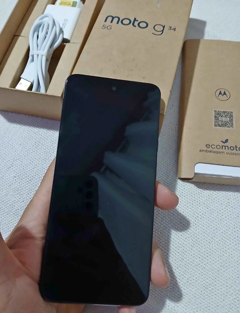 MOTO G34 MUITO NOVO NA CAIXA