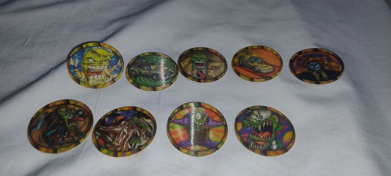 Lote 9 Tazos O Máskara Elma Chips  - Foto 2