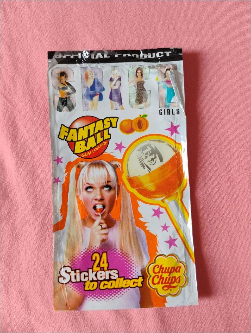Embalagem Spice Girls! Stickers de pirulito Chupa Chups