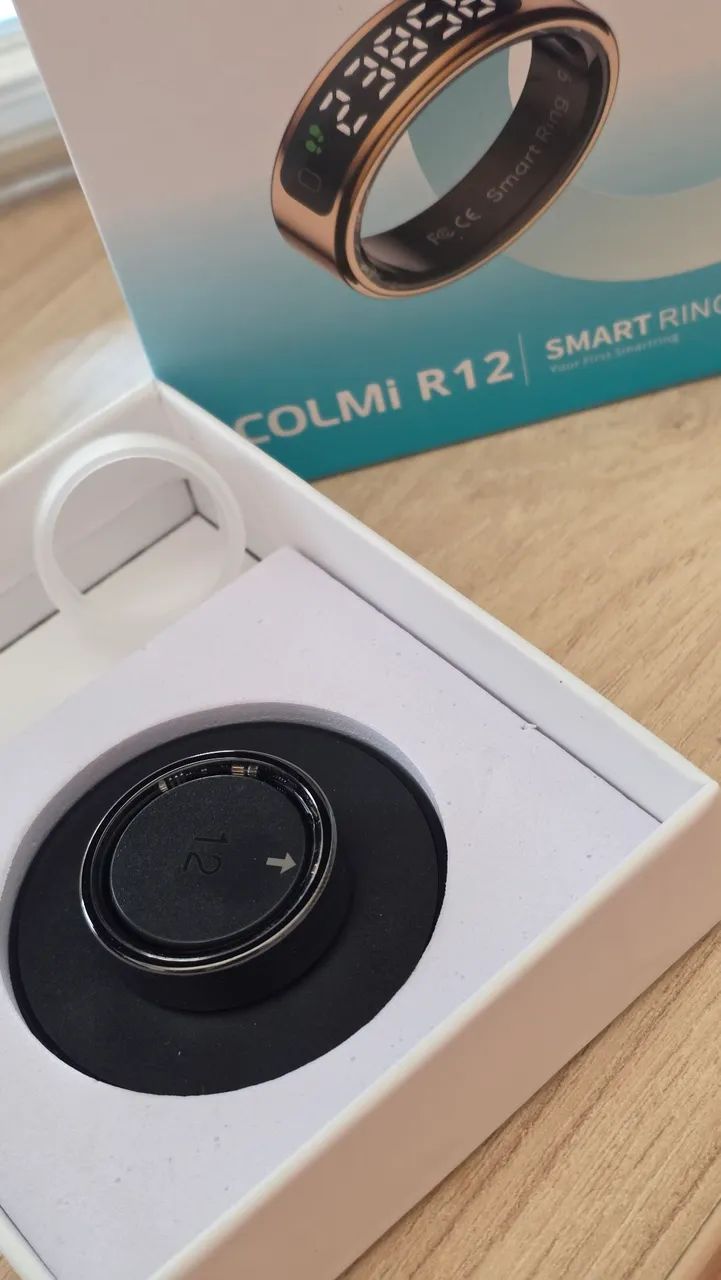 Smart Ring Colmi R12 - Monitor de VFC e Saúde USADO - Foto 4
