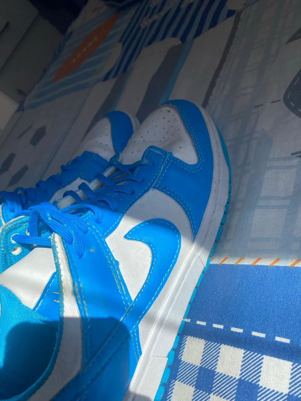 Tênis Nike Dunk Low Azul - Foto 2
