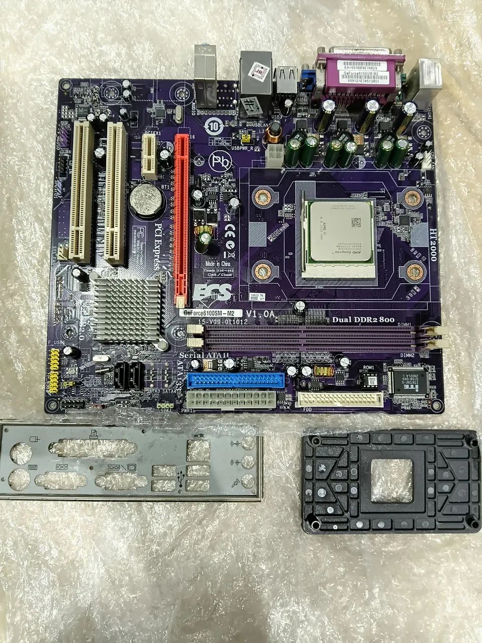 Placa mãe geforce6100sm-m2 v1.0a ddr2 no estado - Foto 2