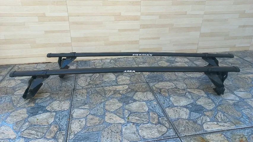 Rack de teto para carro Eqmax Aço Preto - Foto 3