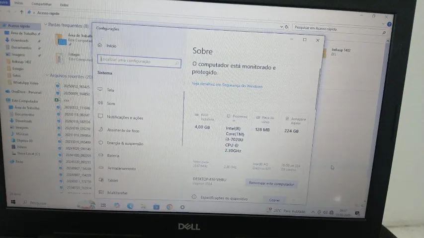 Notbook Dell estado de novo.