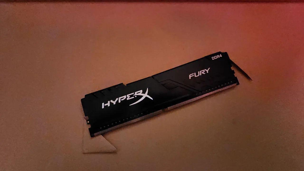 Memória HyperX Fury DDR4 8gb Usada