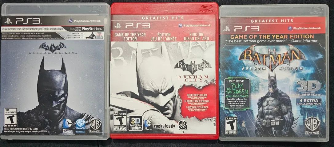 Lote - Batman - PS3