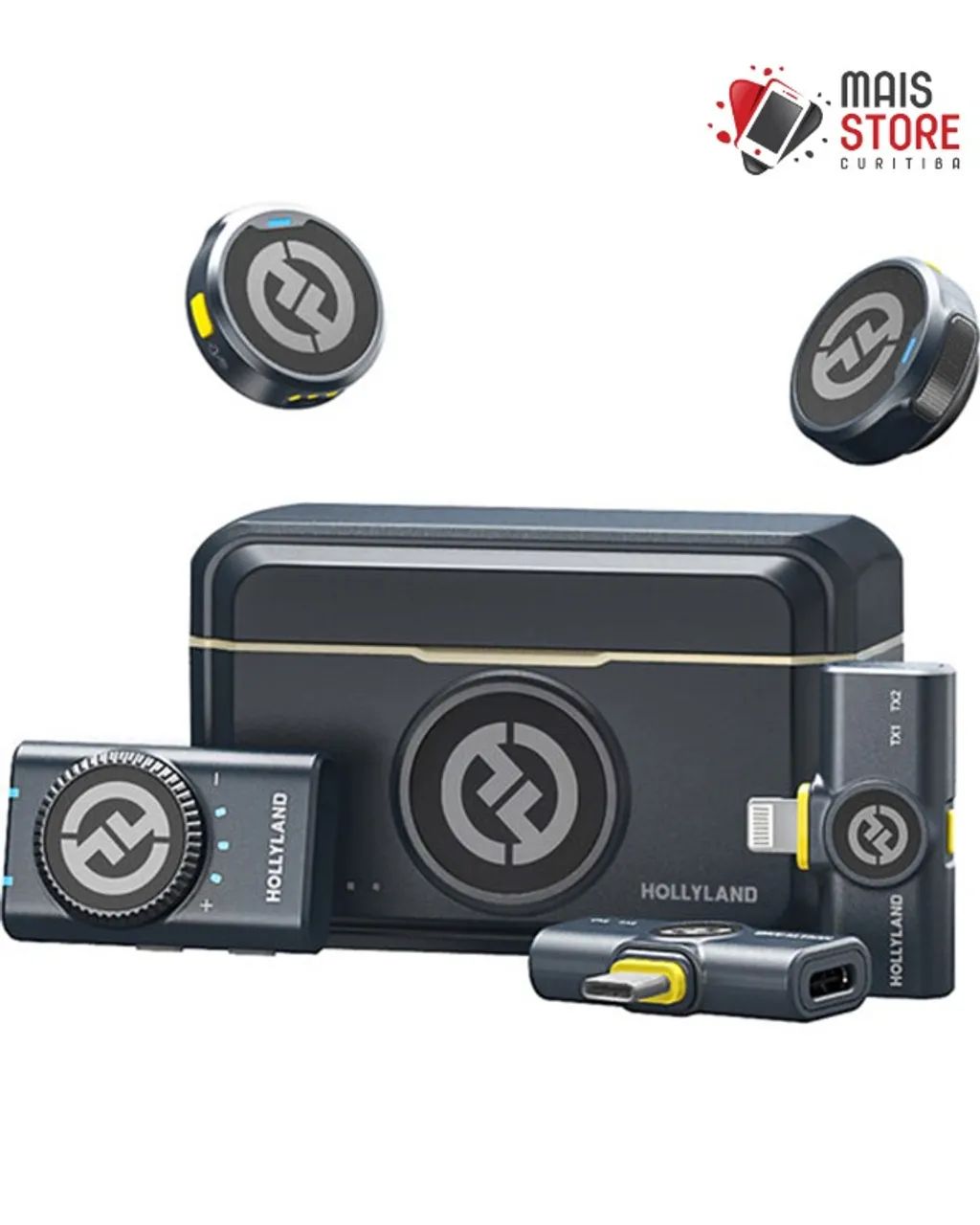 Microfone Hollyland Lark M2 Lightning / Tipo C (Combo) - Pronta Entrega - Foto 5