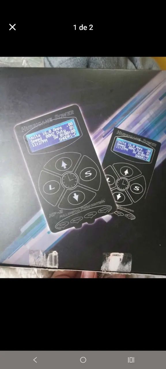 Fonte para máquina de tatuagem 