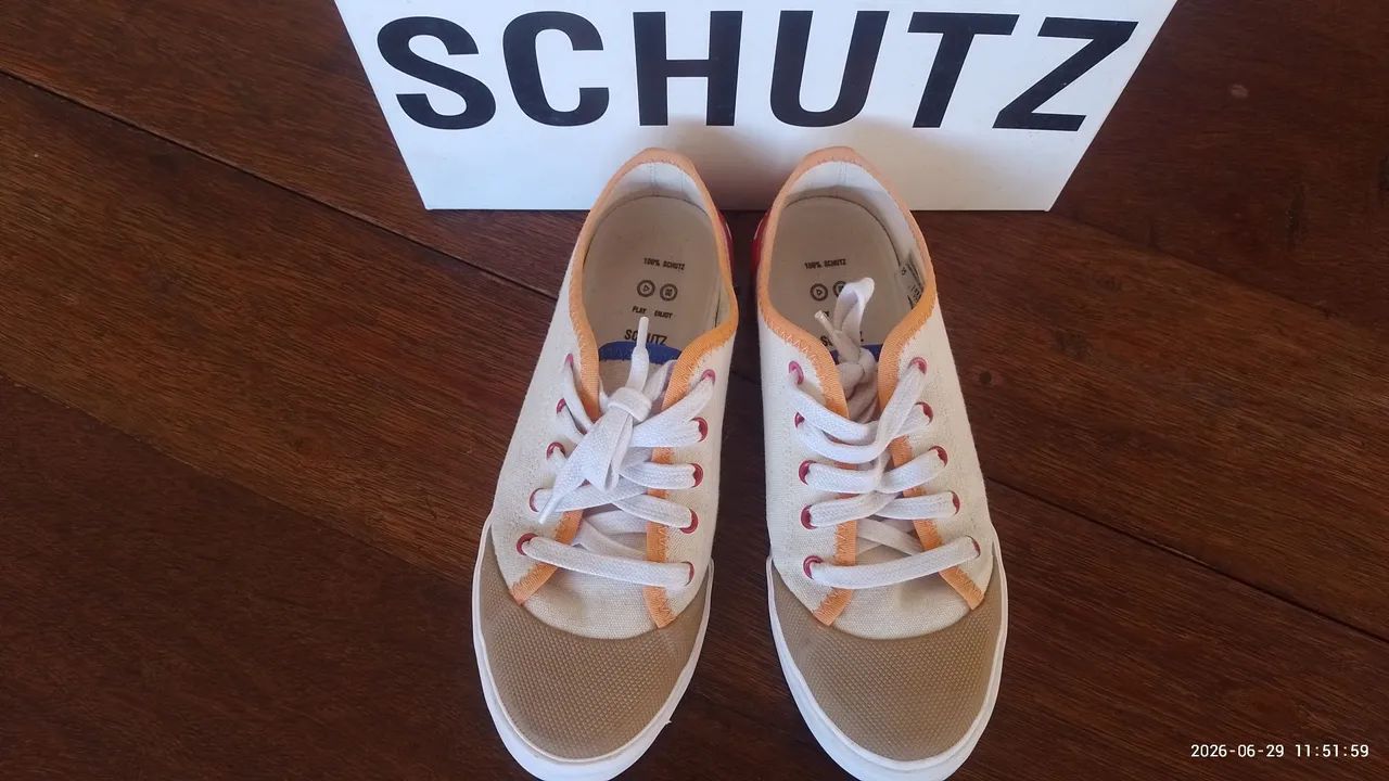 Tênis Schutz Casual Lona 35 - Com Caixa 