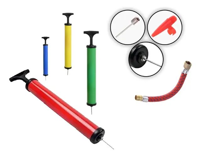 Bomba de Ar Manual Portátil Bolas e Boias