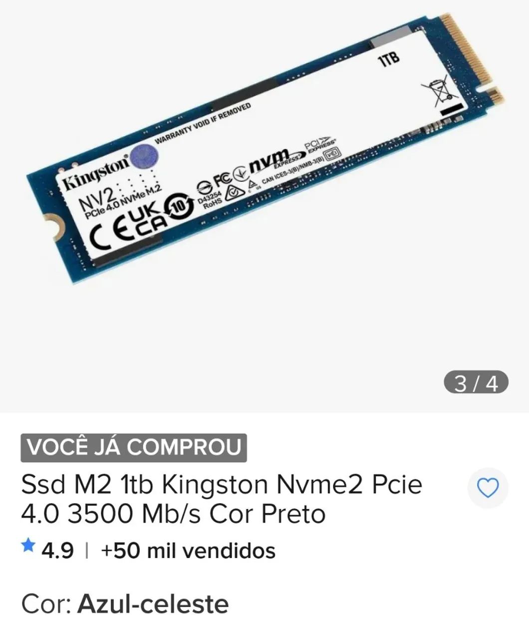 SSD M2 1tb  - Foto 2