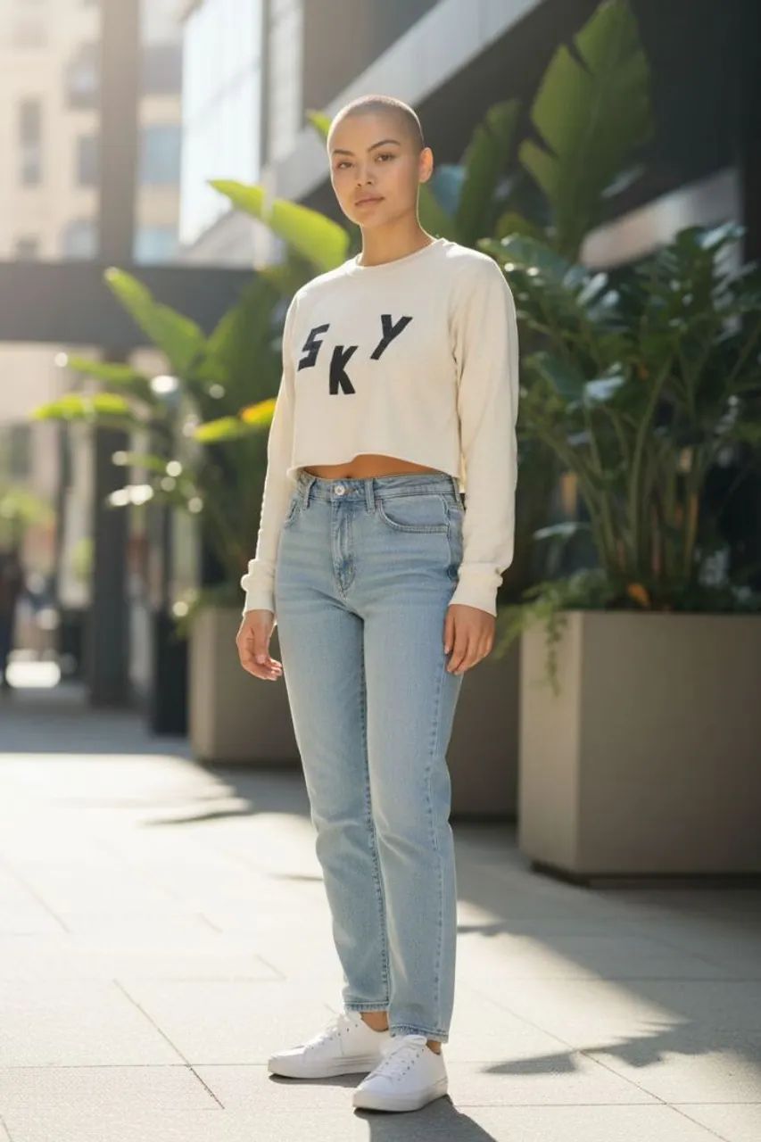 Cropped Top manga longa - tam. P - Foto 3