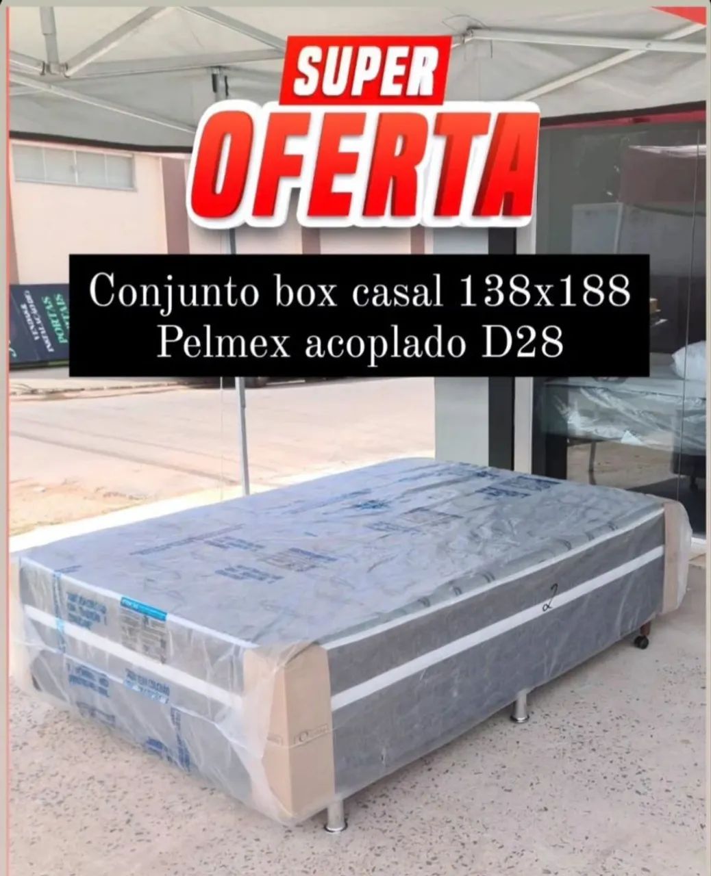 Super Oferta do Dia!!Cama box casal com Frete grátis!!