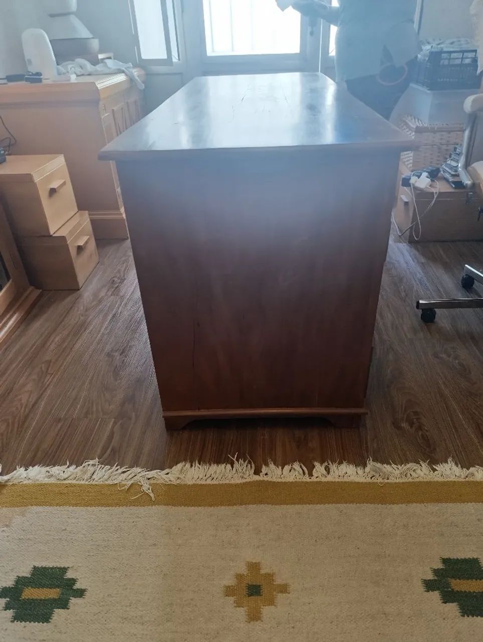 Mesa de escritório madeira maciça de demolição  - Foto 2