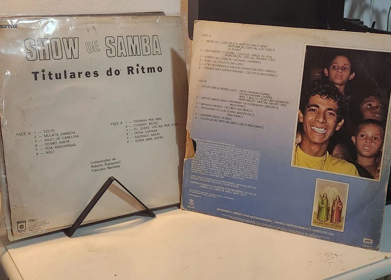 Kit 2 vinil ZECA PAGODINHO e TITULARES DO SAMBA DE SAMBA lp - Foto 2
