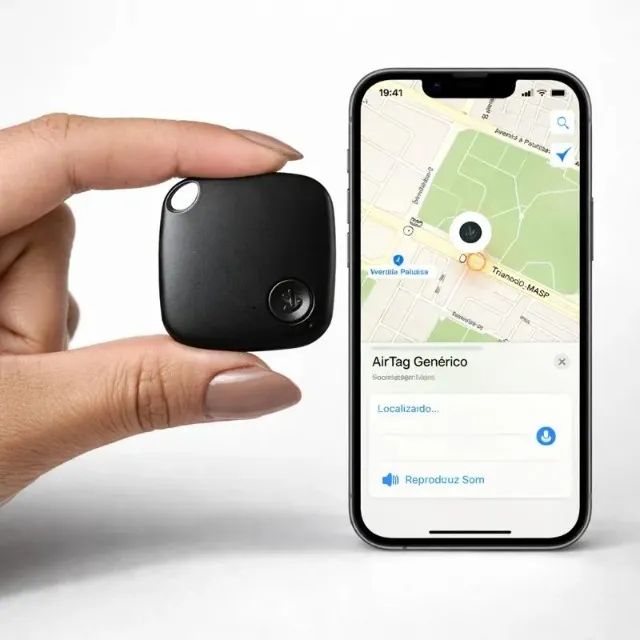 MINI RASTREADOR AIRTAG SMART , COMPATIVEL SOMENTE COM IOS / APPLE. NÃO FUNCIONA NO ANDROID - Foto 2