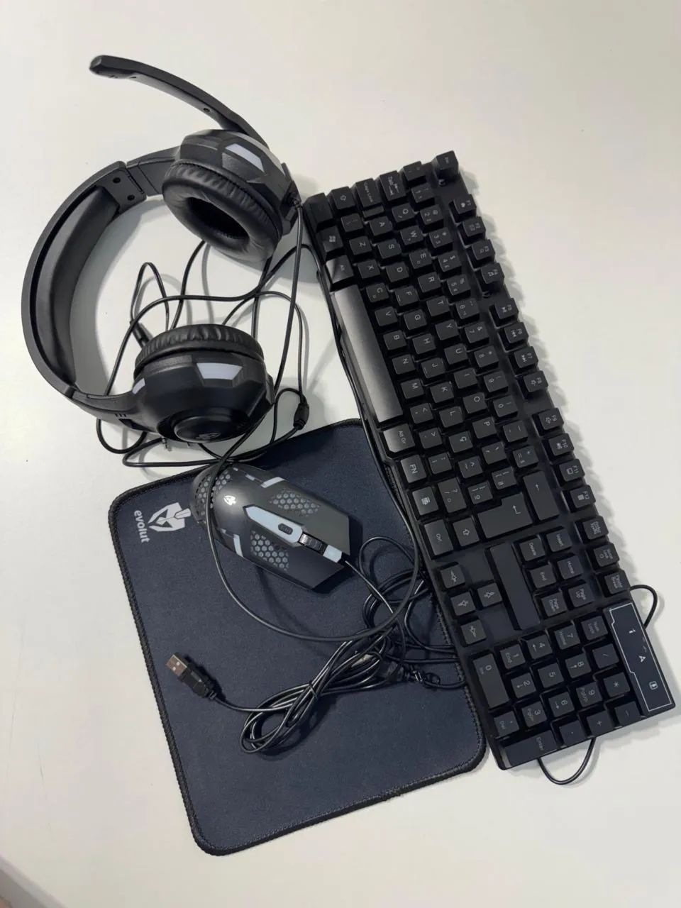 Kit gamer mouse, teclado, fone.  - Foto 2