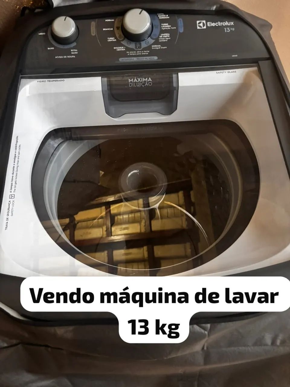 Máquina de lavar Eletrolux Lda 13 com capa 220 v 