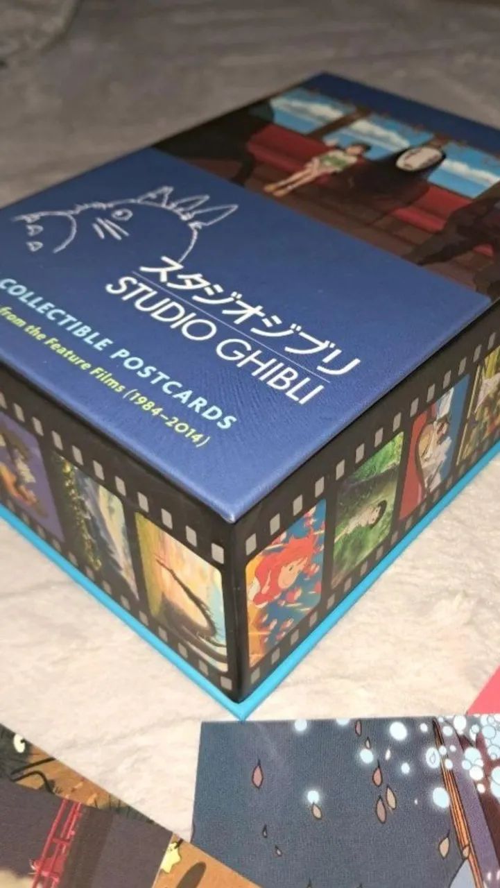 ENVIO NACIONAL Studio Ghibli 100 COLLECTIBLE POSTCARDS  - Foto 3