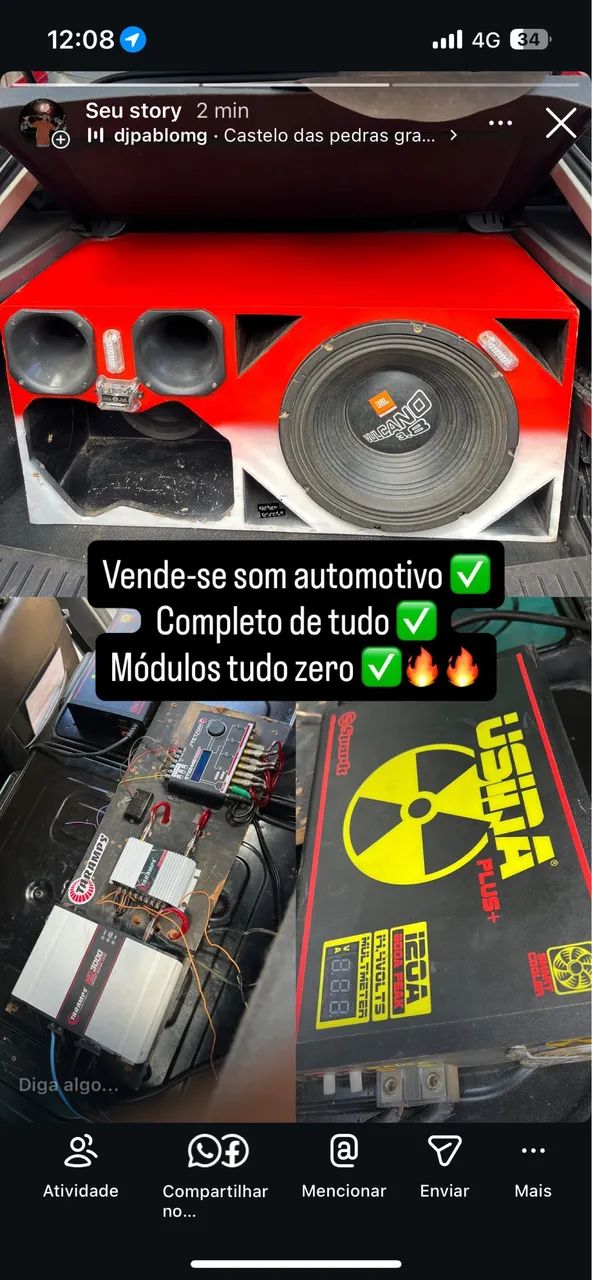 Som automotivo - Aparelhos de Som - Rio Pomba 1506280127 | OLX