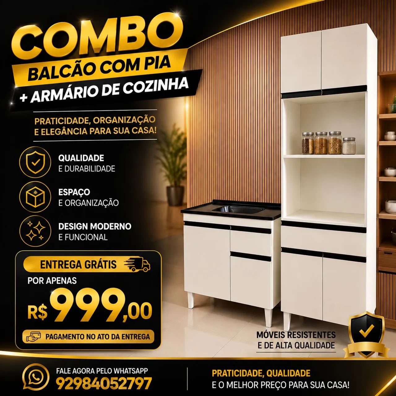 Armário de cozinha  - Foto 3