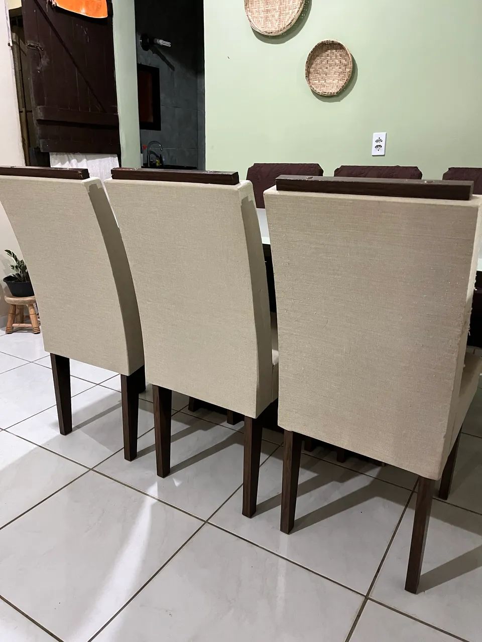 Mesa de vidro 6 lugares  - Foto 5