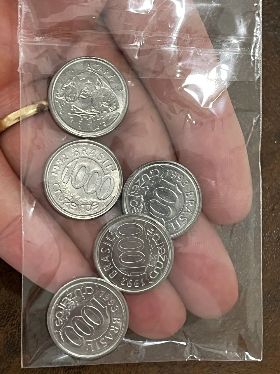 Lote Moedas antigas 1000 cruzeiros  - Foto 2