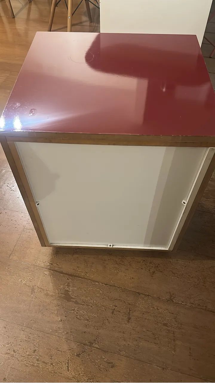 Gaveteiro Vermelho com 4 Gavetas e Rodízios - Foto 3