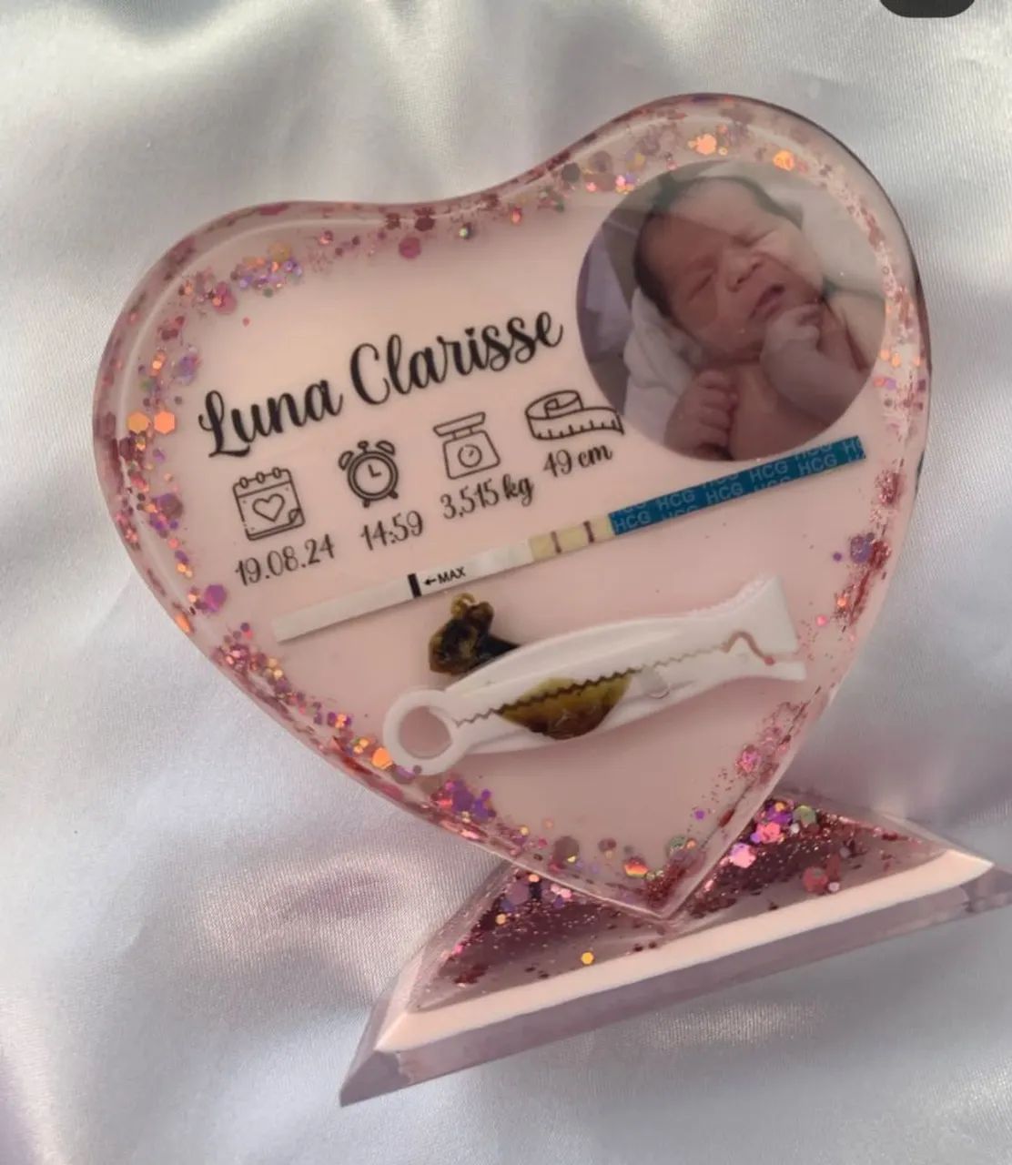 Eternização em Resina Personalizada - Lembrança do Nascimento do Bebê - Foto 3