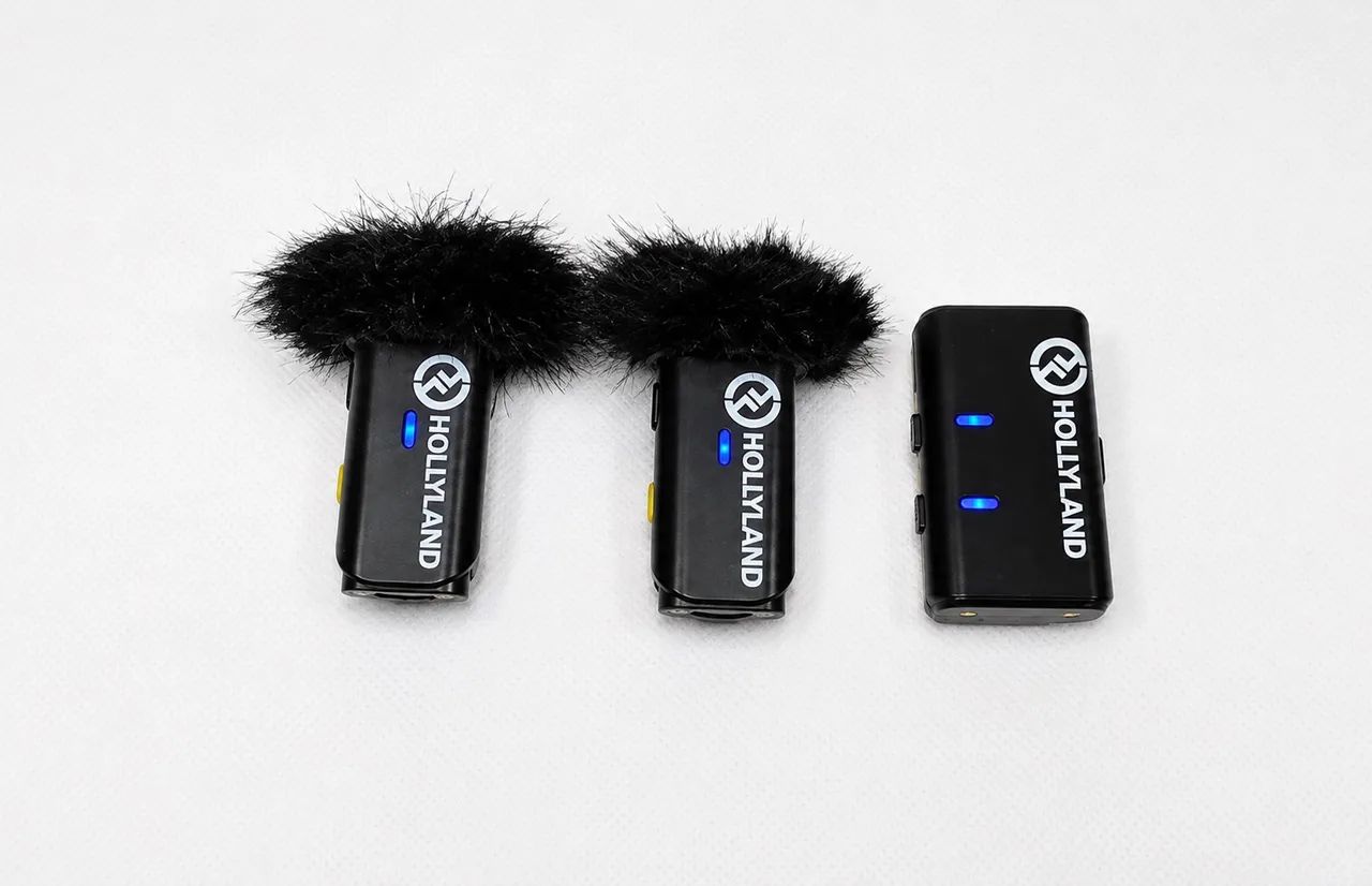 Microfone Sem Fio Hollyland LARK M1 Duo Original - Kit Completo YouTuber vídeo maker  - Foto 4