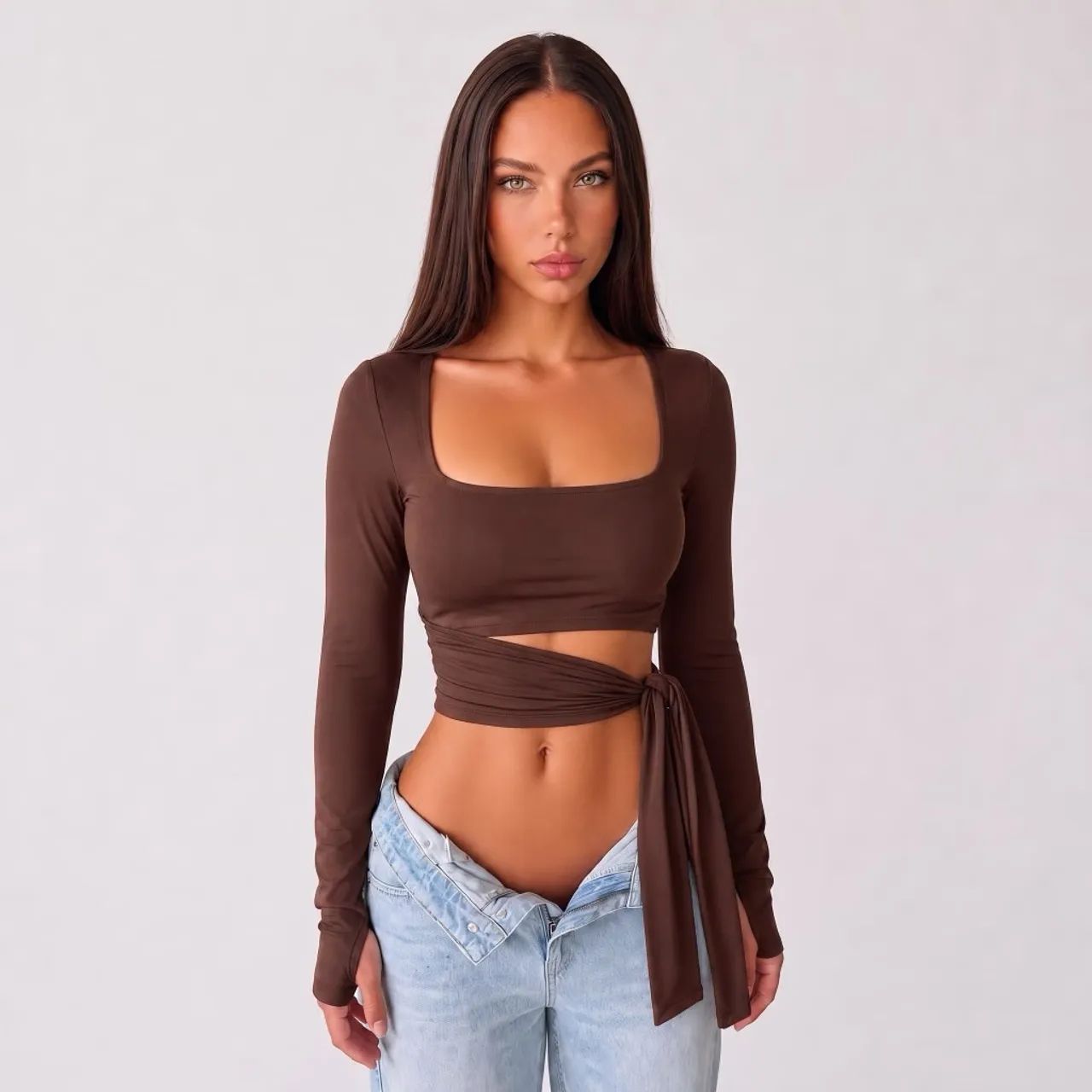 CROPPED BLUSINHA AMARRAÇÃO POR APENAS 69,90