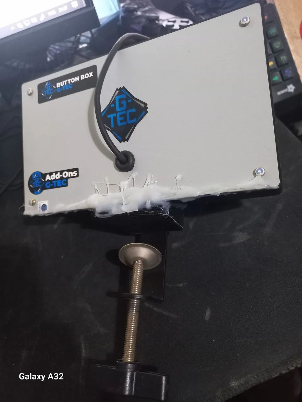 Button Box para simuladores PC Gtech 12 botões com chave 12 funções Usb - Foto 3