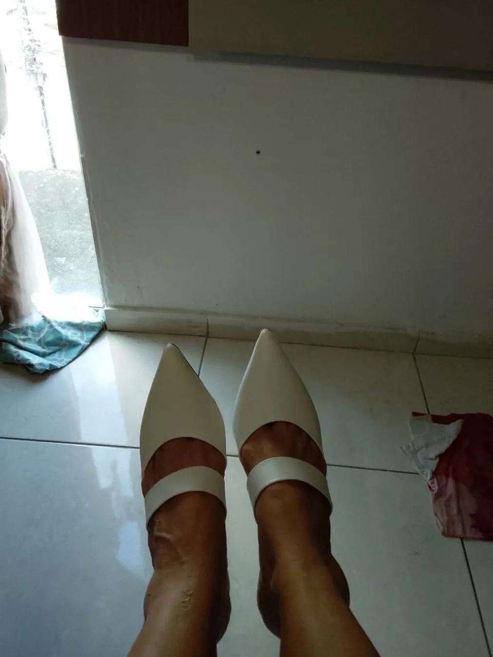 Sapato novo usado uma vez 
