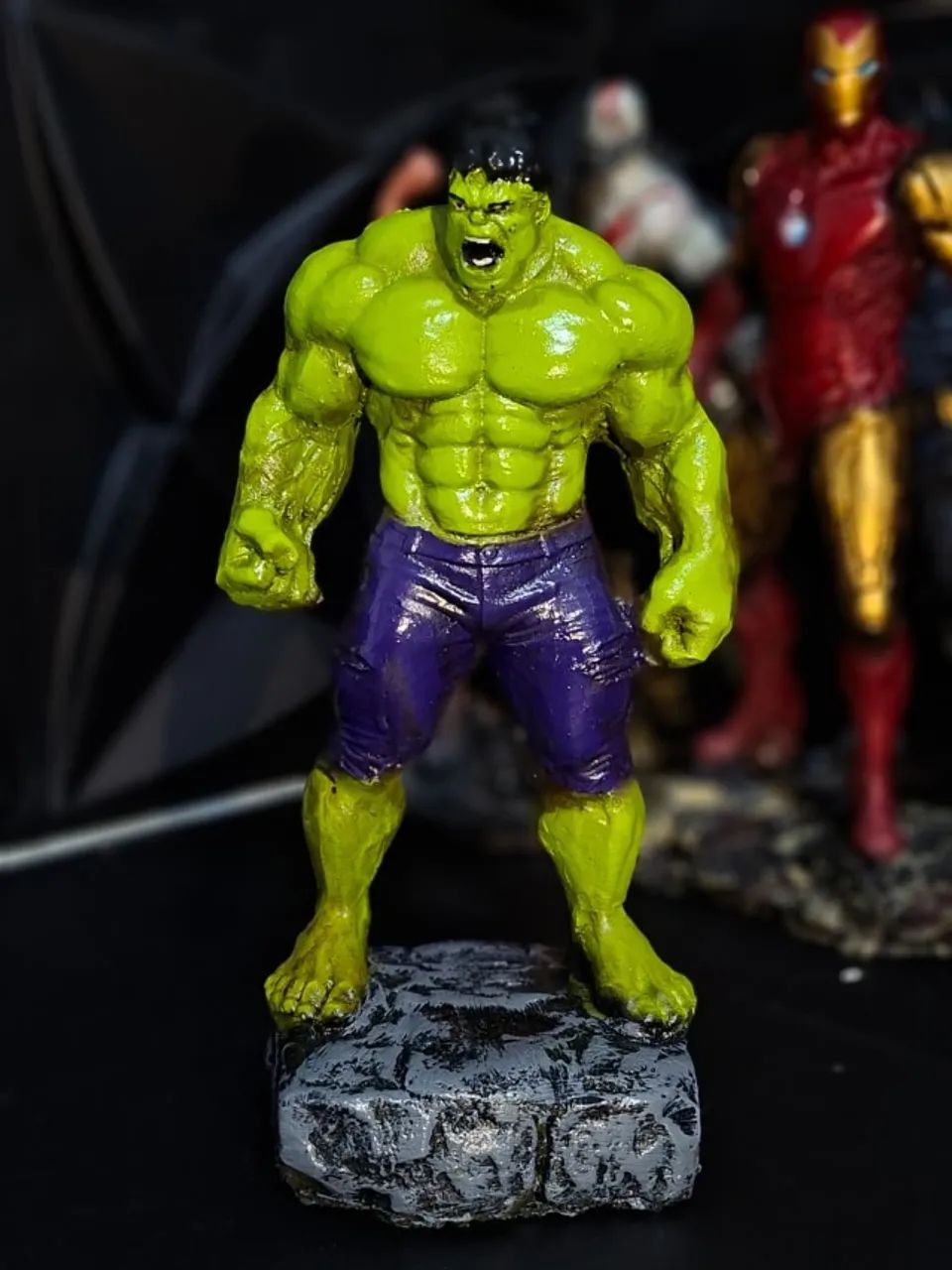 Estátua action figure do Hulk 22 cm - Foto 2