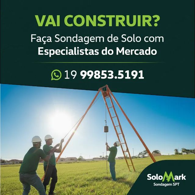 Sondagem de Solo - SPT e Trado - O Melhor Custo-benefício da Região - Foto 4