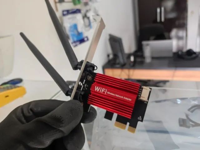 Placa de rede Wifi 1200 Mbps - Foto 4