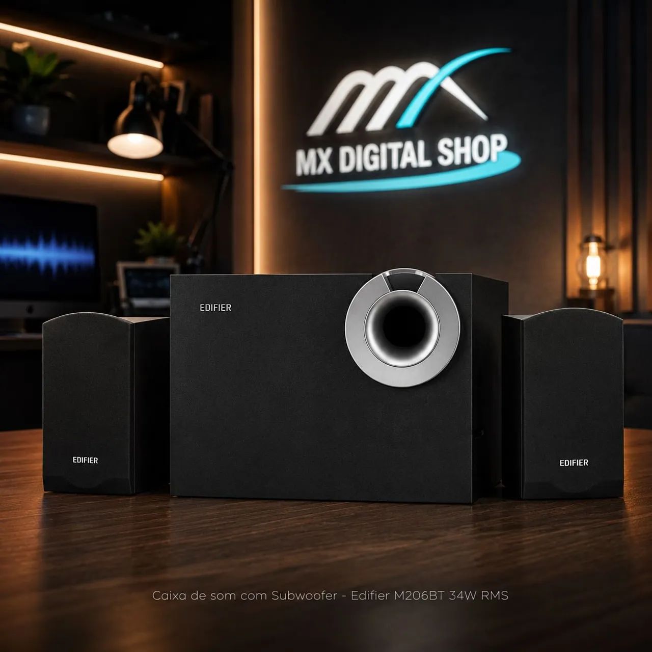 Caixa de Som Bluetooth com Subwoofer Edifier M206BT 