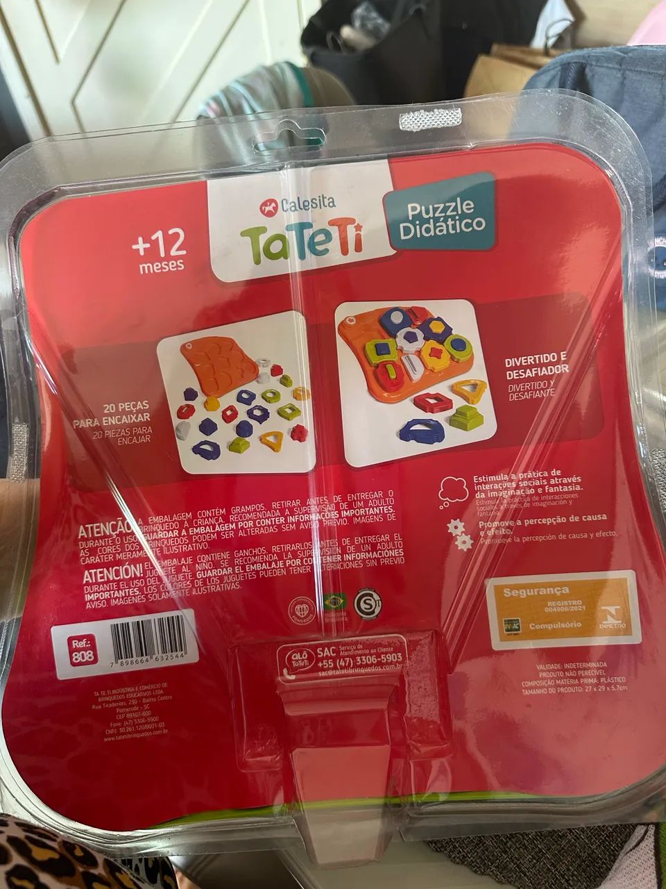 Brinquedo didático infantil montar  - Foto 2
