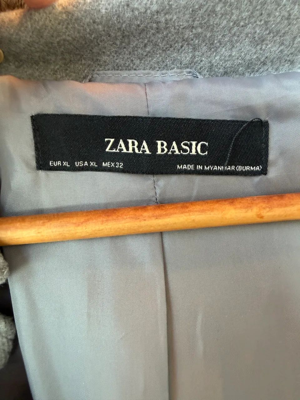 Casaco Cinza Zara - Foto 4