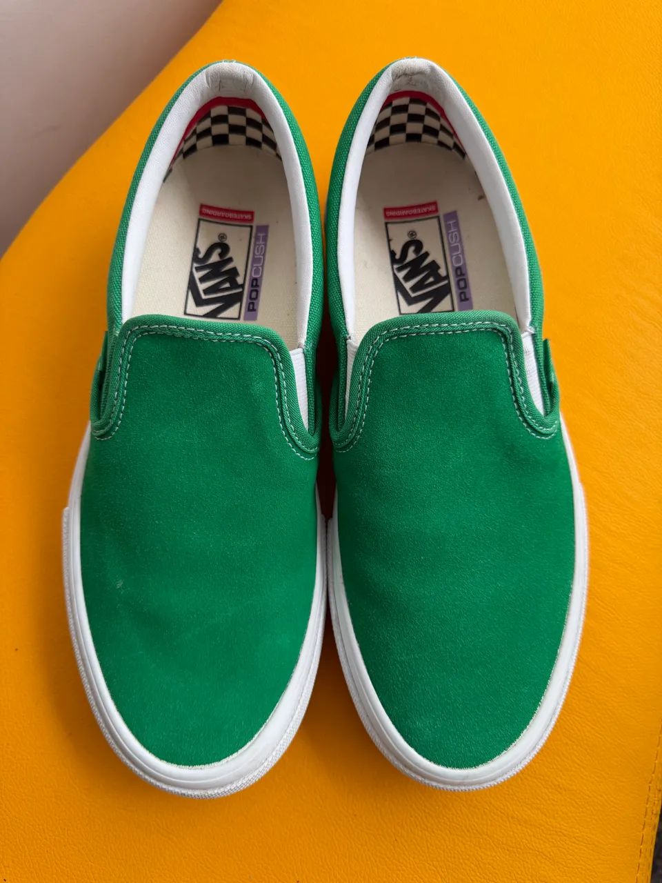 Tênis Vans Slip - Verde - Foto 3