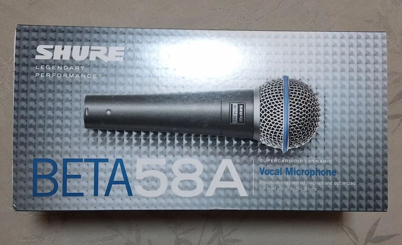 Microfone Shure Beta 58A ORIGINAL - Foto 2