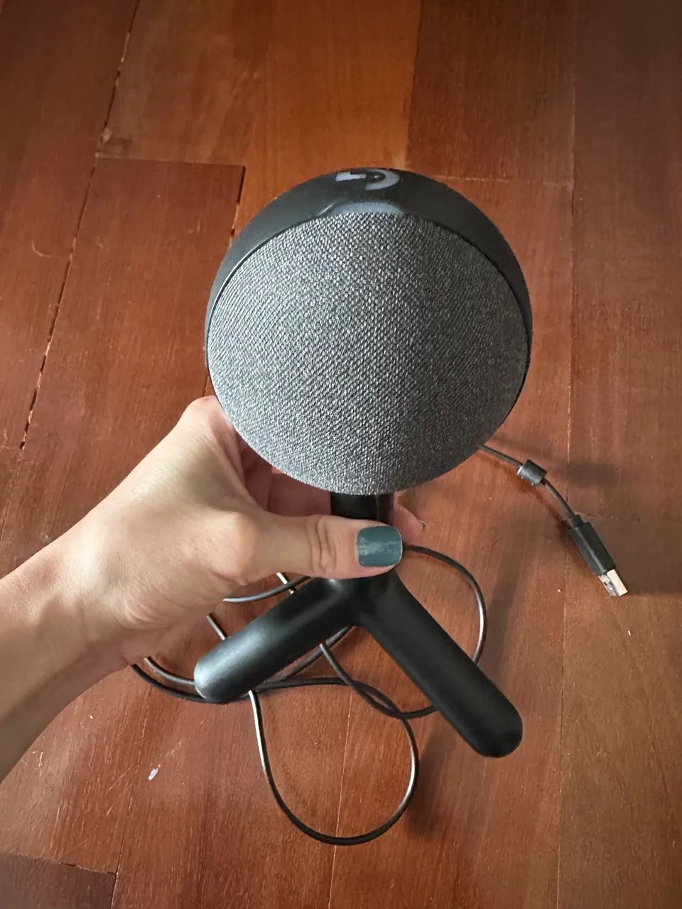Microfone gamer Logitech novo - Foto 2